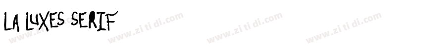 La Luxes Serif字体转换